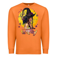 Carrot Be Witchy Black Witch Premium Sweatshirt - texasbilliewilder