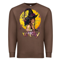 Chestnut Be Witchy Black Witch Premium Sweatshirt - texasbilliewilder