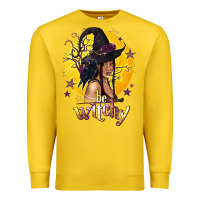 Lemon Be Witchy Black Witch Premium Sweatshirt - texasbilliewilder