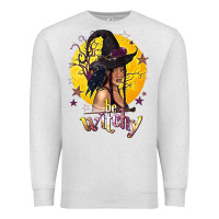 Oatmeal Heather Be Witchy Black Witch Premium Sweatshirt - texasbilliewilder