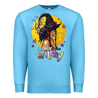 Ocean Blue Be Witchy Black Witch Premium Sweatshirt - texasbilliewilder