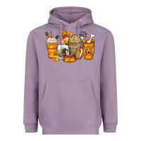 Lavender cocker spaniel coffee cups Heavyweight Hoodie - Zillion Design Studio