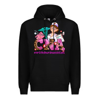 Black cna certified nursing assistant Premium Hoodie - AdoDesignShop