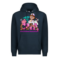 Navy cna certified nursing assistant Premium Hoodie - AdoDesignShop