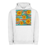 Pigment Lunar Rock sunflower wood serape  leather seamless Urban Hoodie - AdoDesignShop