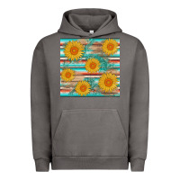 Pigment Tornado sunflower wood serape  leather seamless Urban Hoodie - AdoDesignShop