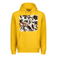 Lemon cowhide background Premium Hoodie - RanaPortraitStore