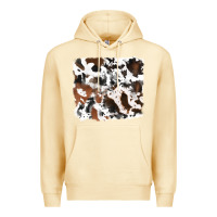 Pina Colada cowhide background Premium Hoodie - RanaPortraitStore