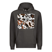 Smoke cowhide background Premium Hoodie - RanaPortraitStore