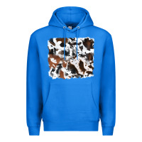 True Royal cowhide background Premium Hoodie - RanaPortraitStore