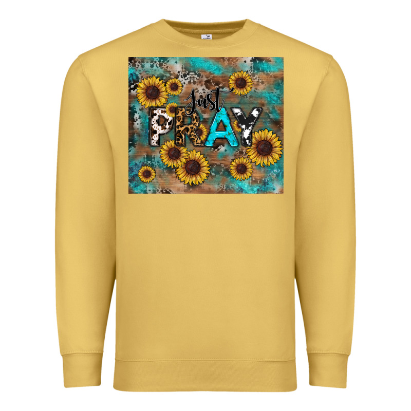 Just Pray Tumbler Premium Sweatshirt by RanaPortraitStore | Teevron