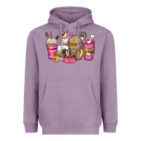 Lavender Chihuahua coffee cups Heavyweight Hoodie - Zillion Design Studio