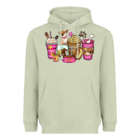 Matcha Chihuahua coffee cups Heavyweight Hoodie - Zillion Design Studio
