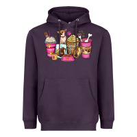 Plum Chihuahua coffee cups Heavyweight Hoodie - Zillion Design Studio