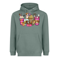 Sage Chihuahua coffee cups Heavyweight Hoodie - Zillion Design Studio