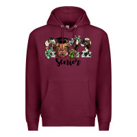 Burgundy highland cow 2022 Premium Hoodie - JahusDesignShop
