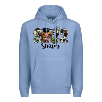 Colony Blue highland cow 2022 Premium Hoodie - JahusDesignShop
