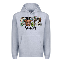 Heather Grey highland cow 2022 Premium Hoodie - JahusDesignShop