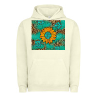 Pigment Pistachio Sunflower Gemstone Leopard Urban Hoodie - Artiststas