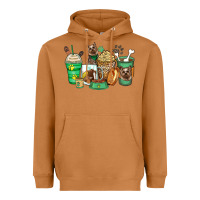 Meerkat yorkshire terrier coffee cups Heavyweight Hoodie - Zillion Design Studio