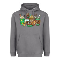 Storm yorkshire terrier coffee cups Heavyweight Hoodie - Zillion Design Studio
