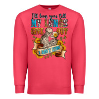 Cardinal i'll love you tillmy lungs give out i ain't lyin' Premium Sweatshirt - Zillion Design Studio