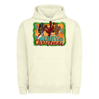 Pigment Pistachio merry christmas cactus Urban Hoodie - AdoDesignShop
