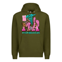 Army Green m a medical assistant Premium Hoodie - AdoDesignShop