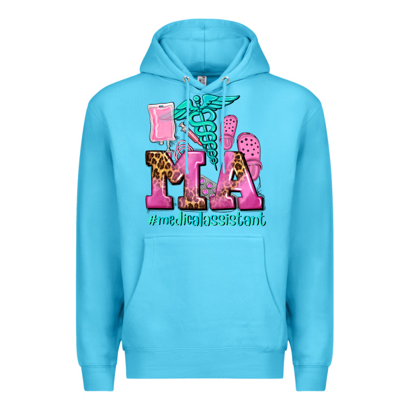 M A Medical Assistant Premium Hoodie by AdoDesignShop | Teevron