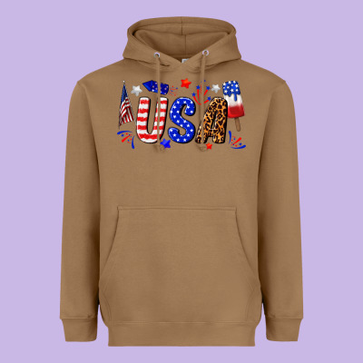 Heavyweight Hoodie usa 4th of july