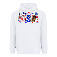 White usa 4th of july Heavyweight Hoodie - texasbilliewilder