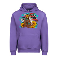 Tulip horse with sunflowers Urban Hoodie - Artiststas