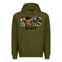 Army Green highland cow 2023 Premium Hoodie - JahusDesignShop