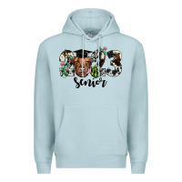 Blue Mist highland cow 2023 Premium Hoodie - JahusDesignShop