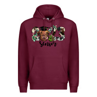 Burgundy highland cow 2023 Premium Hoodie - JahusDesignShop