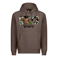 Coffee highland cow 2023 Premium Hoodie - JahusDesignShop