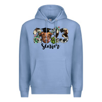 Colony Blue highland cow 2023 Premium Hoodie - JahusDesignShop