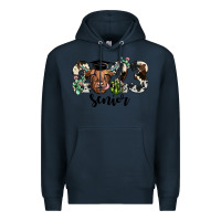 Navy highland cow 2023 Premium Hoodie - JahusDesignShop