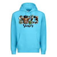 Ocean Blue highland cow 2023 Premium Hoodie - JahusDesignShop