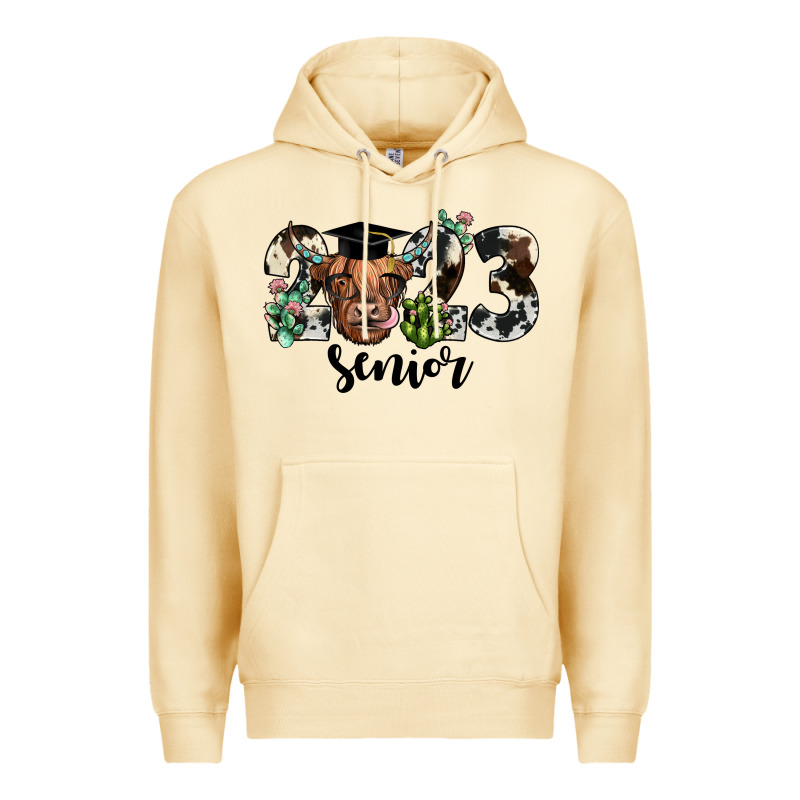 Highland Cow 2023 Premium Hoodie by JahusDesignShop | Teevron