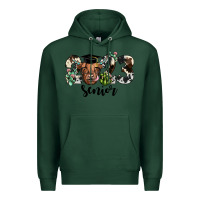 Sports Green highland cow 2023 Premium Hoodie - JahusDesignShop
