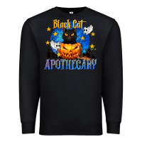 Black Black Cat Apothecary Premium Sweatshirt - texasbilliewilder