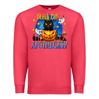 Cardinal Black Cat Apothecary Premium Sweatshirt - texasbilliewilder