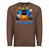 Chestnut Black Cat Apothecary Premium Sweatshirt - texasbilliewilder