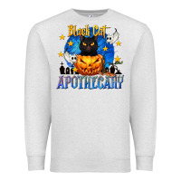Oatmeal Heather Black Cat Apothecary Premium Sweatshirt - texasbilliewilder