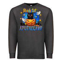 Smoke Black Cat Apothecary Premium Sweatshirt - texasbilliewilder