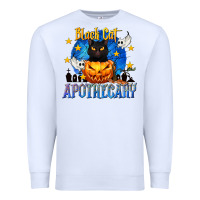 White Black Cat Apothecary Premium Sweatshirt - texasbilliewilder