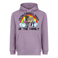 Lavender i'm the rainbow sheep of the family suffolk sheep black face sheep Heavyweight Hoodie - RanaPortraitStore