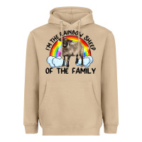 Mushroom i'm the rainbow sheep of the family suffolk sheep black face sheep Heavyweight Hoodie - RanaPortraitStore
