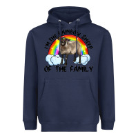 Navy i'm the rainbow sheep of the family suffolk sheep black face sheep Heavyweight Hoodie - RanaPortraitStore